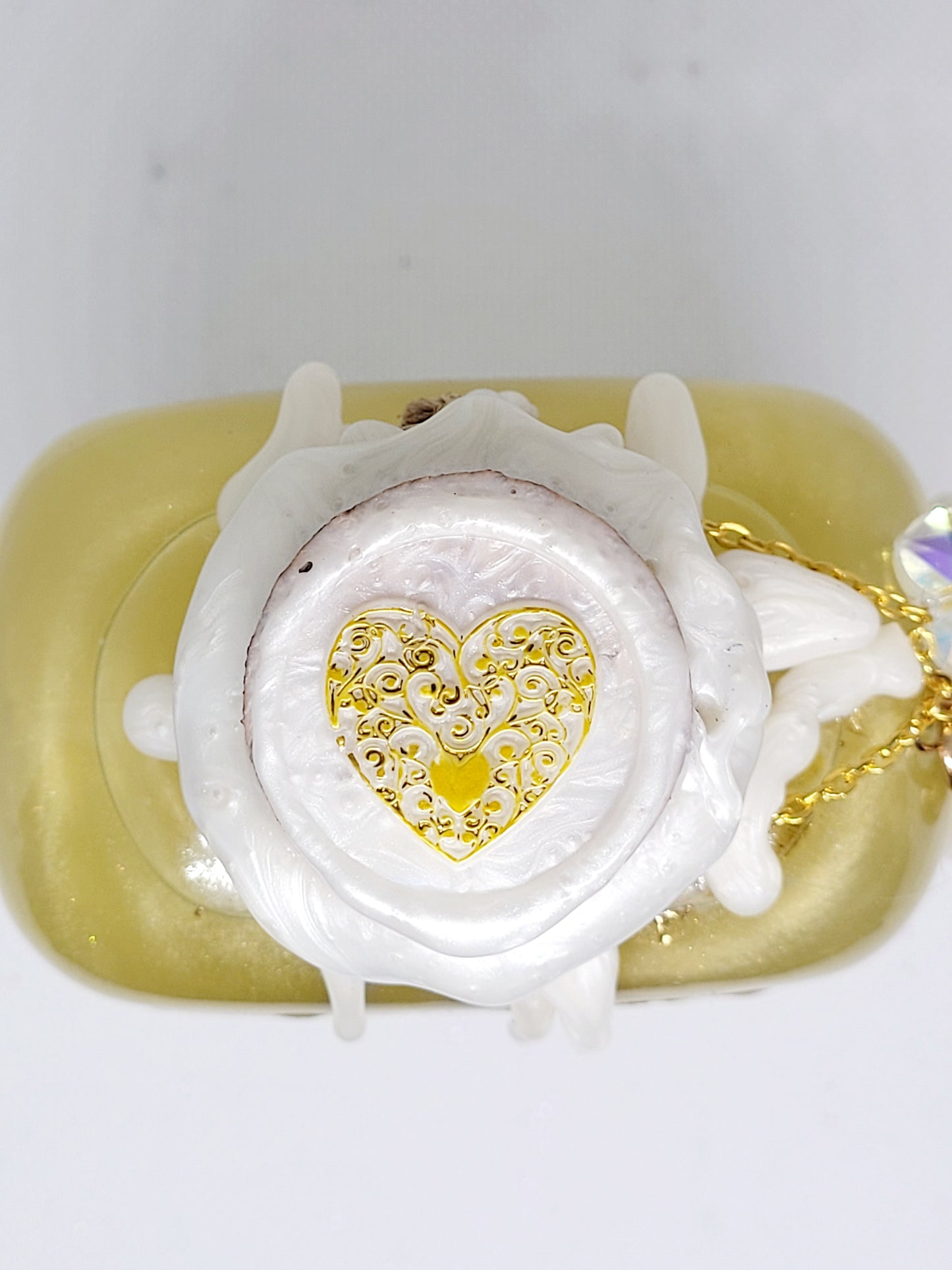 Gemini Zodiac Heart Shape A Color Changing Potion Bottle Prop