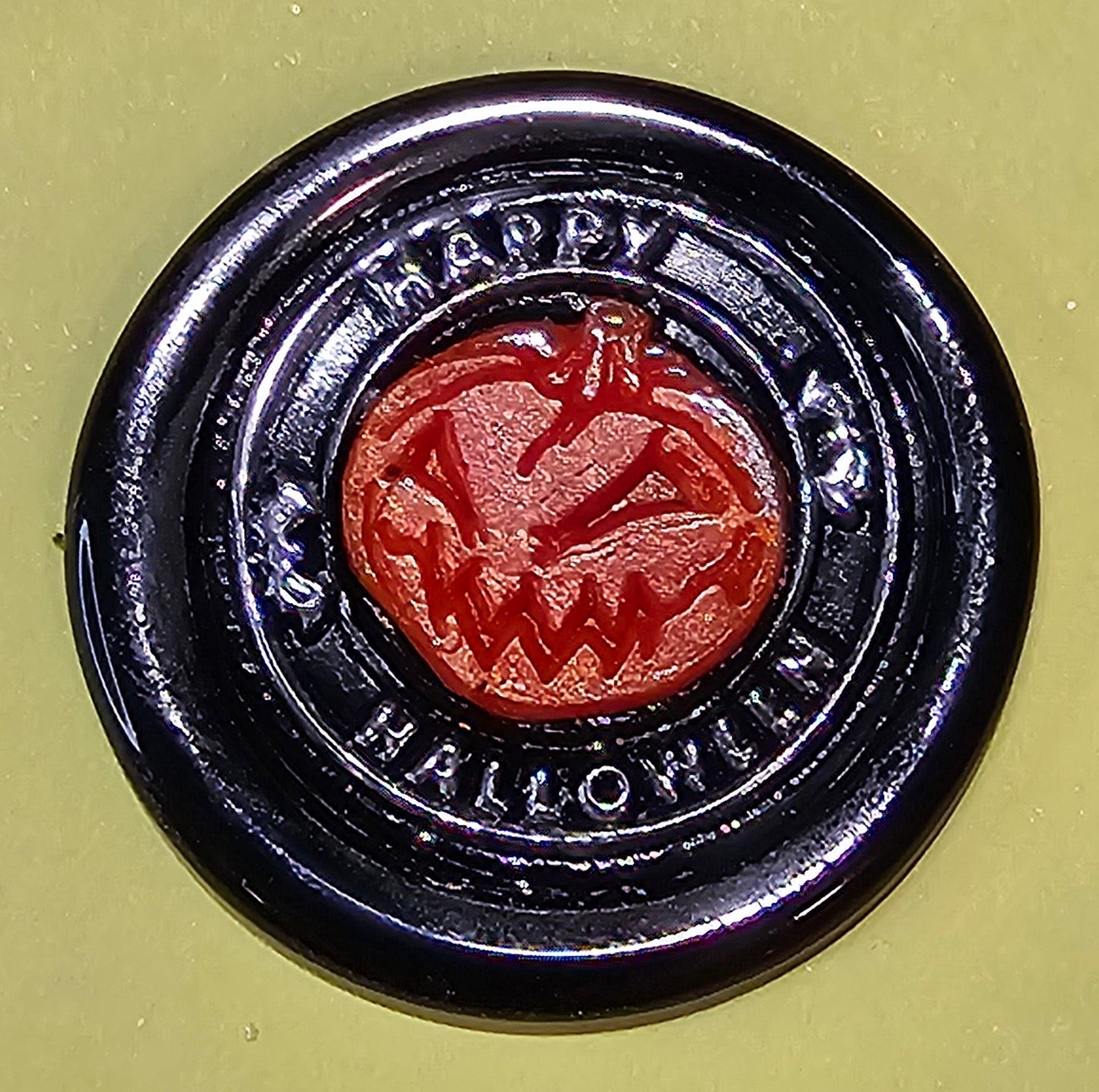 Halloween Wax Seals Mixed, Pumpkin, Black Cat, Haunted Mansion, Goth Rose Set of Five Wax Seals, for cards, invitations, letters and gifts!