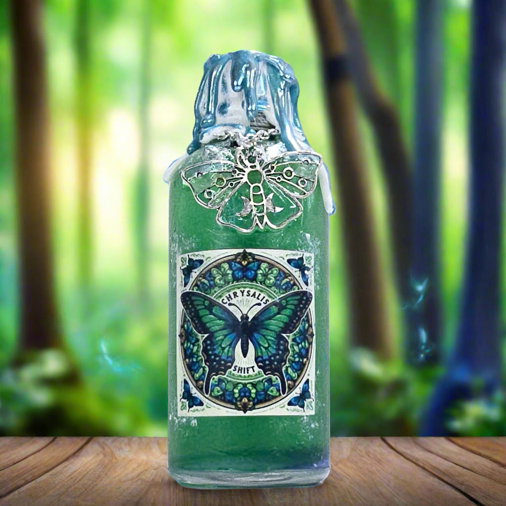 Butterfly Chrysalis Shift Round Bottle A Color Changing Potion Bottle Prop