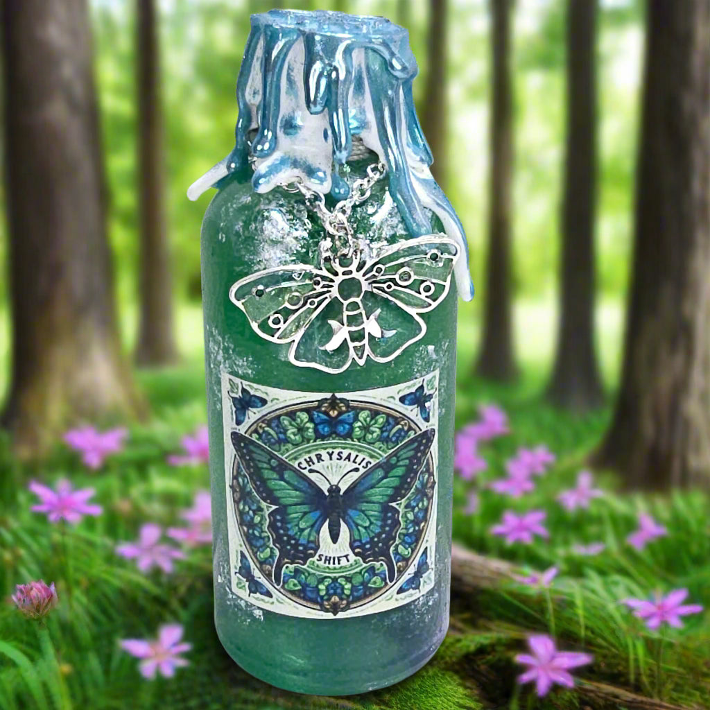 Butterfly Chrysalis Shift Round Bottle A Color Changing Potion Bottle Prop