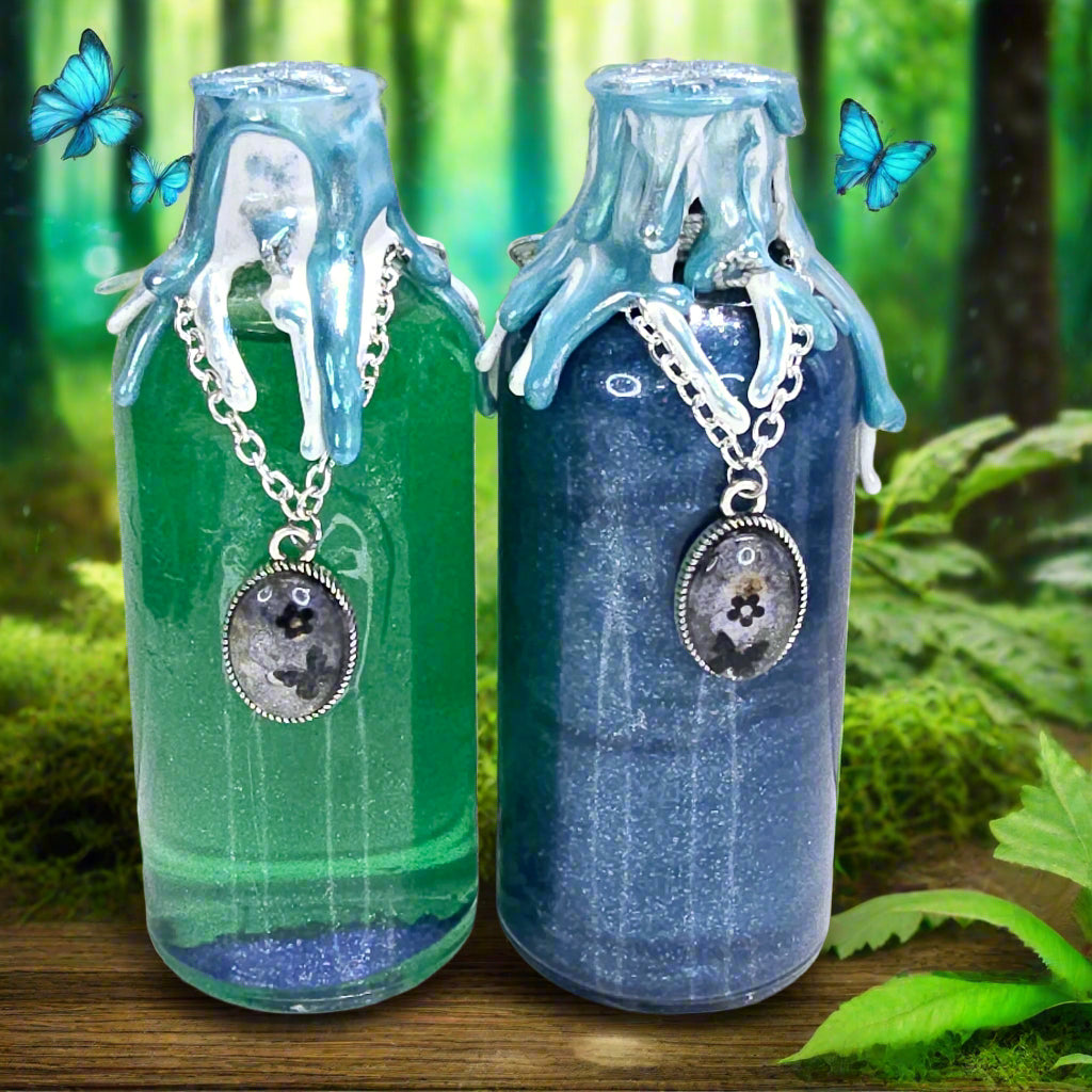 Butterfly Chrysalis Shift Round Bottle A Color Changing Potion Bottle Prop