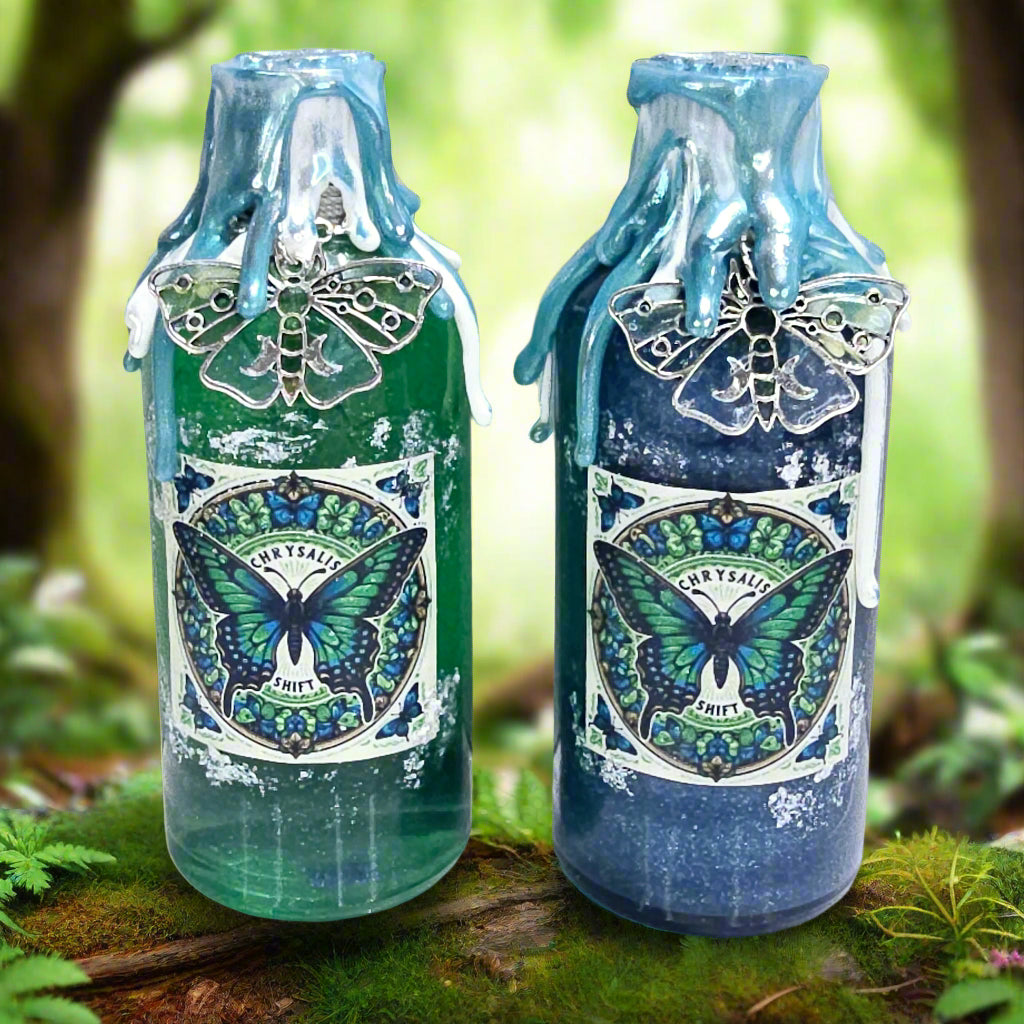 Butterfly Chrysalis Shift Round Bottle A Color Changing Potion Bottle Prop