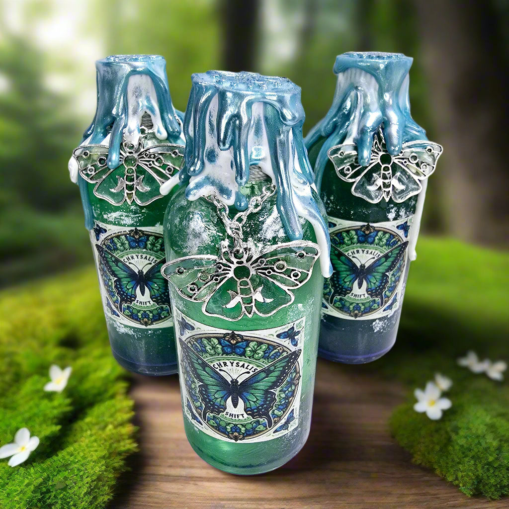 Butterfly Chrysalis Shift Round Bottle A Color Changing Potion Bottle Prop