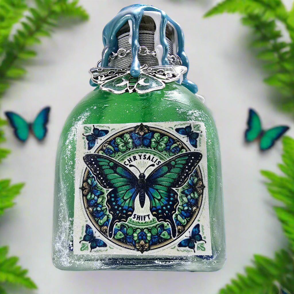 Butterfly Chrysalis Shift Square A Color Changing Potion Bottle Prop