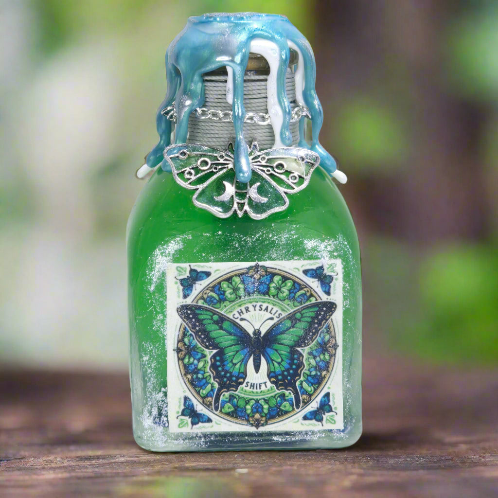 Butterfly Chrysalis Shift Square A Color Changing Potion Bottle Prop