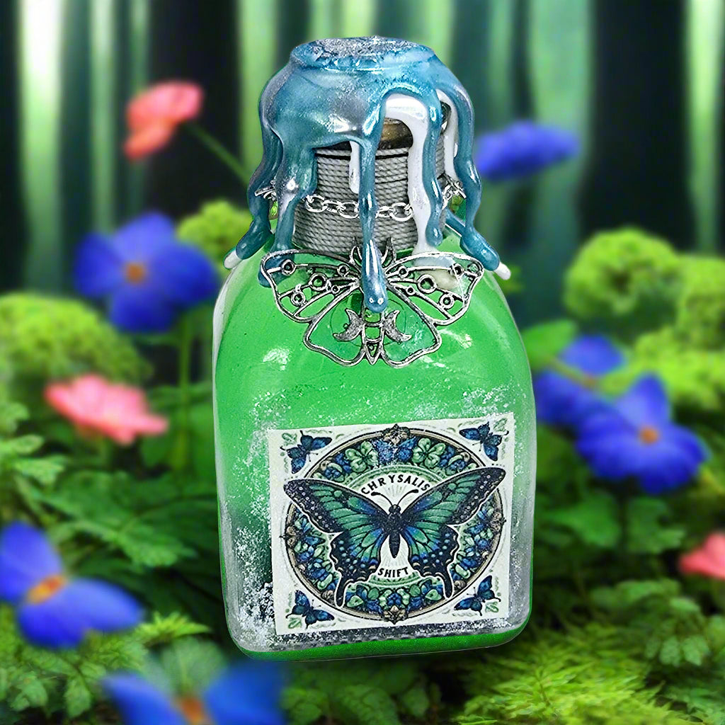 Butterfly Chrysalis Shift Square A Color Changing Potion Bottle Prop