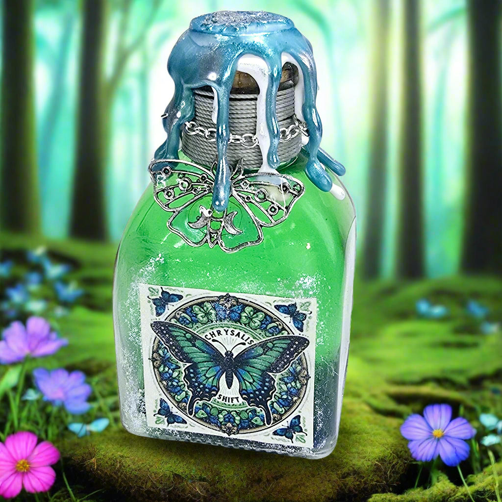 Butterfly Chrysalis Shift Square A Color Changing Potion Bottle Prop
