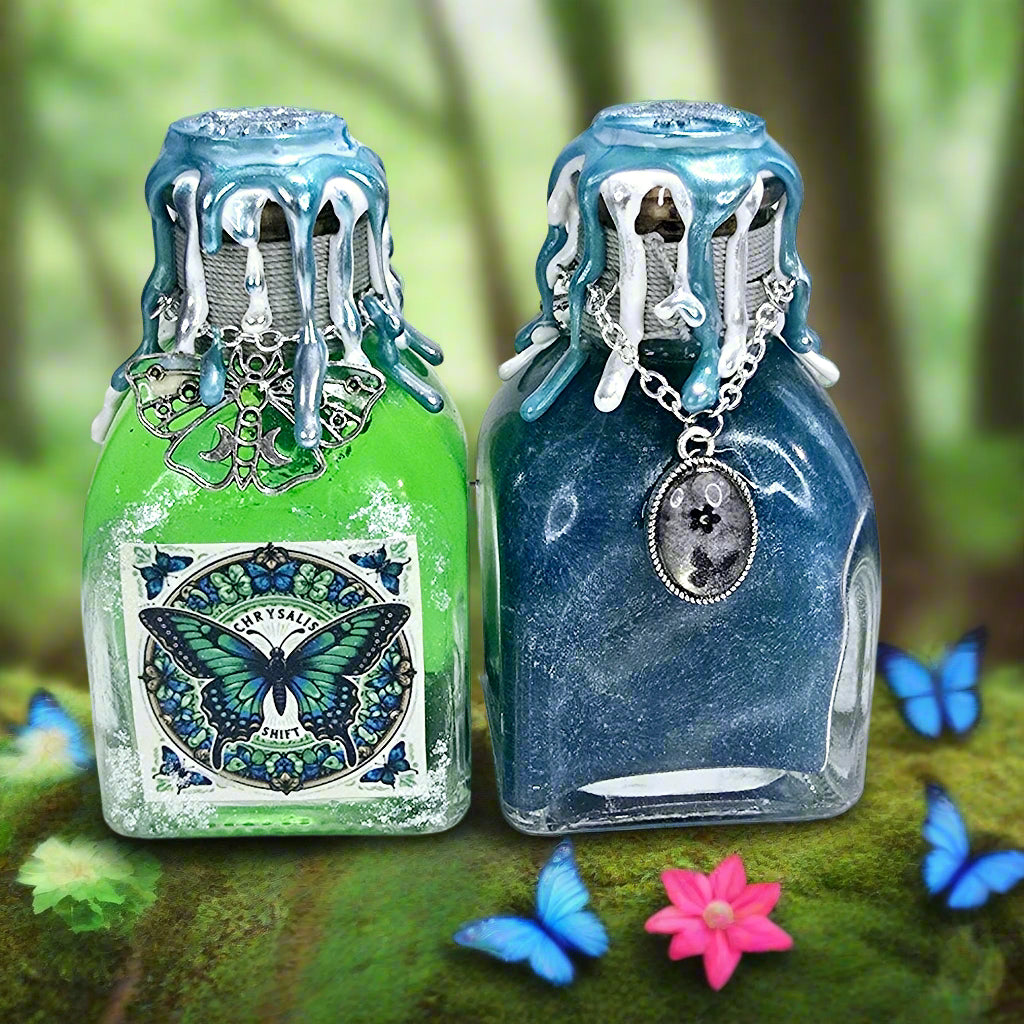 Butterfly Chrysalis Shift Square A Color Changing Potion Bottle Prop