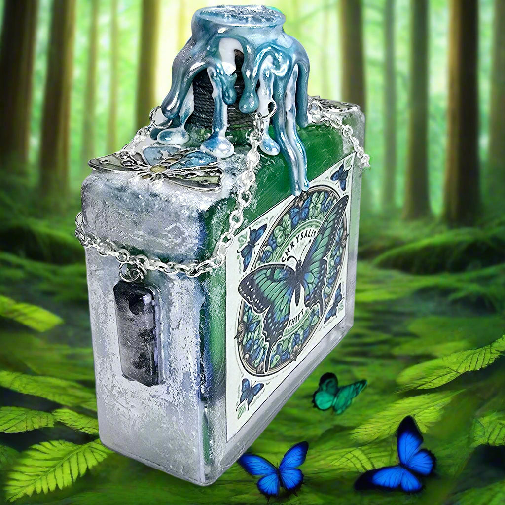 Butterfly Chrysalis Shift Rectangular Bottle A Color Changing Potion Bottle Prop