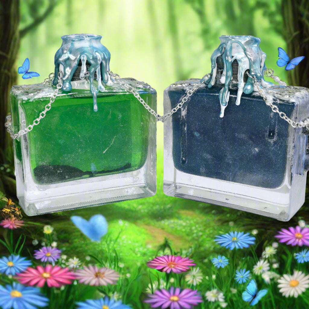 Butterfly Chrysalis Shift Rectangular Bottle A Color Changing Potion Bottle Prop