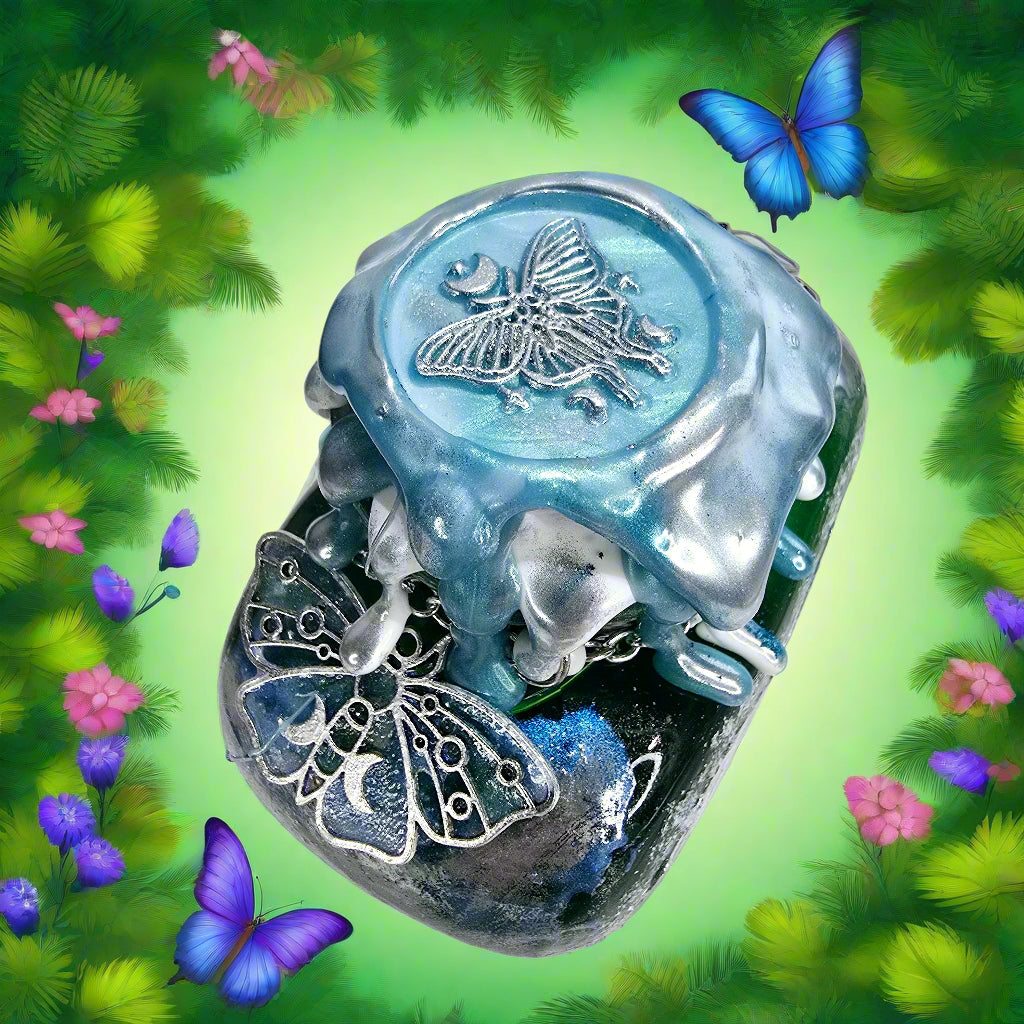 Butterfly Chrysalis Shift Heart Shaped A Color Changing Potion Bottle Prop