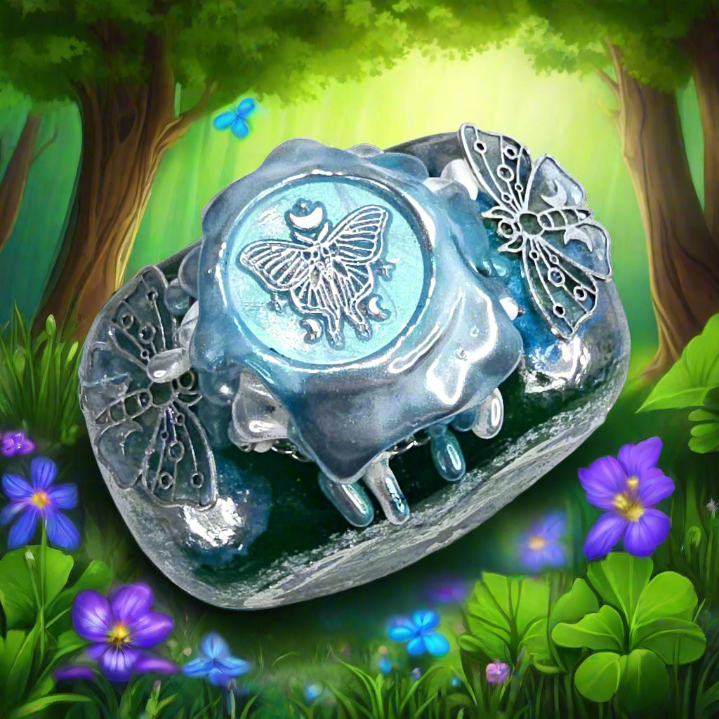 Butterfly Chrysalis Shift Heart Shaped A Color Changing Potion Bottle Prop