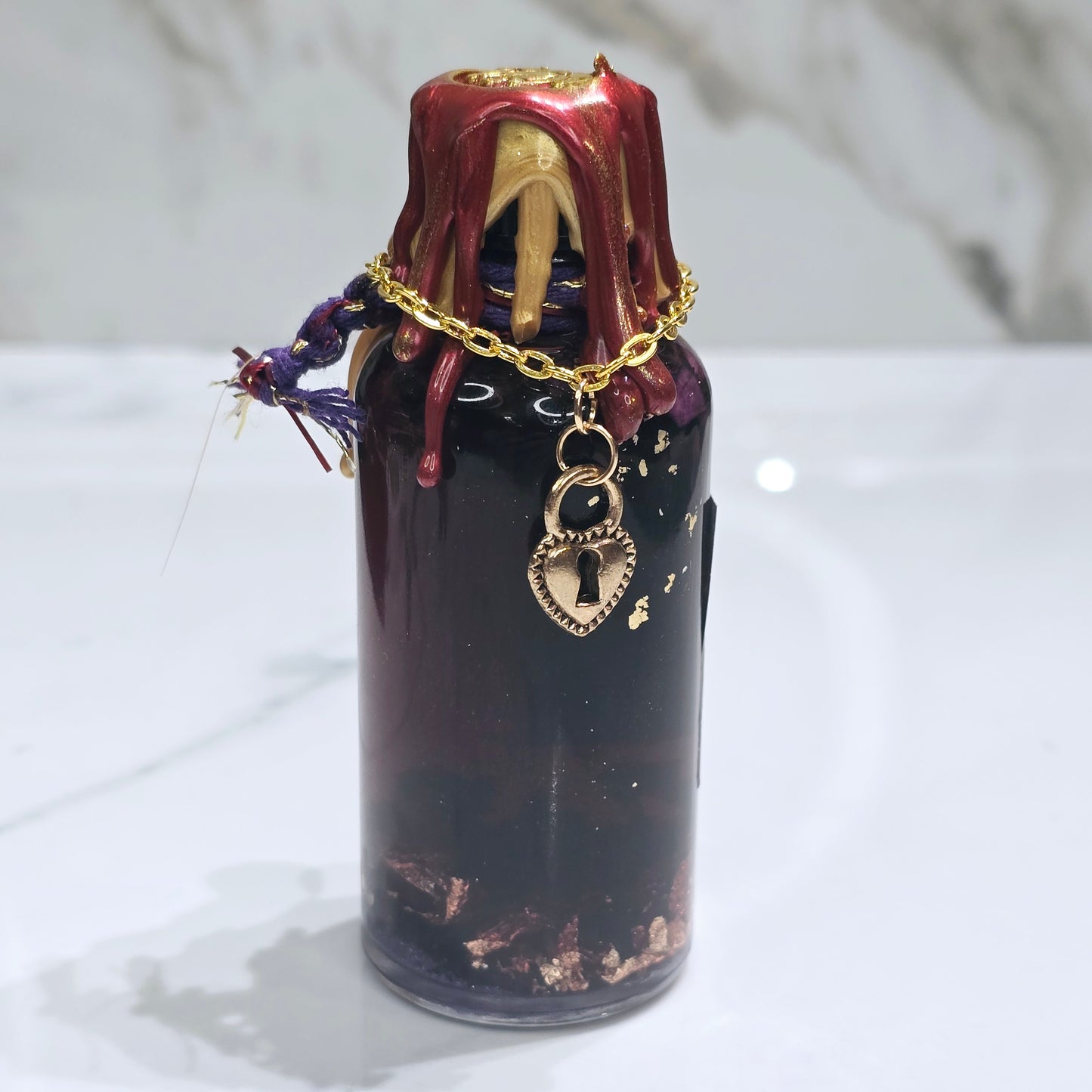 Ambrosia of Aphrodite Straight Round A Color Changing Potion Bottle Prop