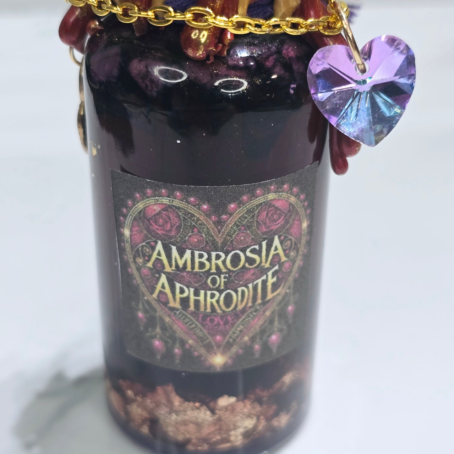 Ambrosia of Aphrodite Straight Round A Color Changing Potion Bottle Prop