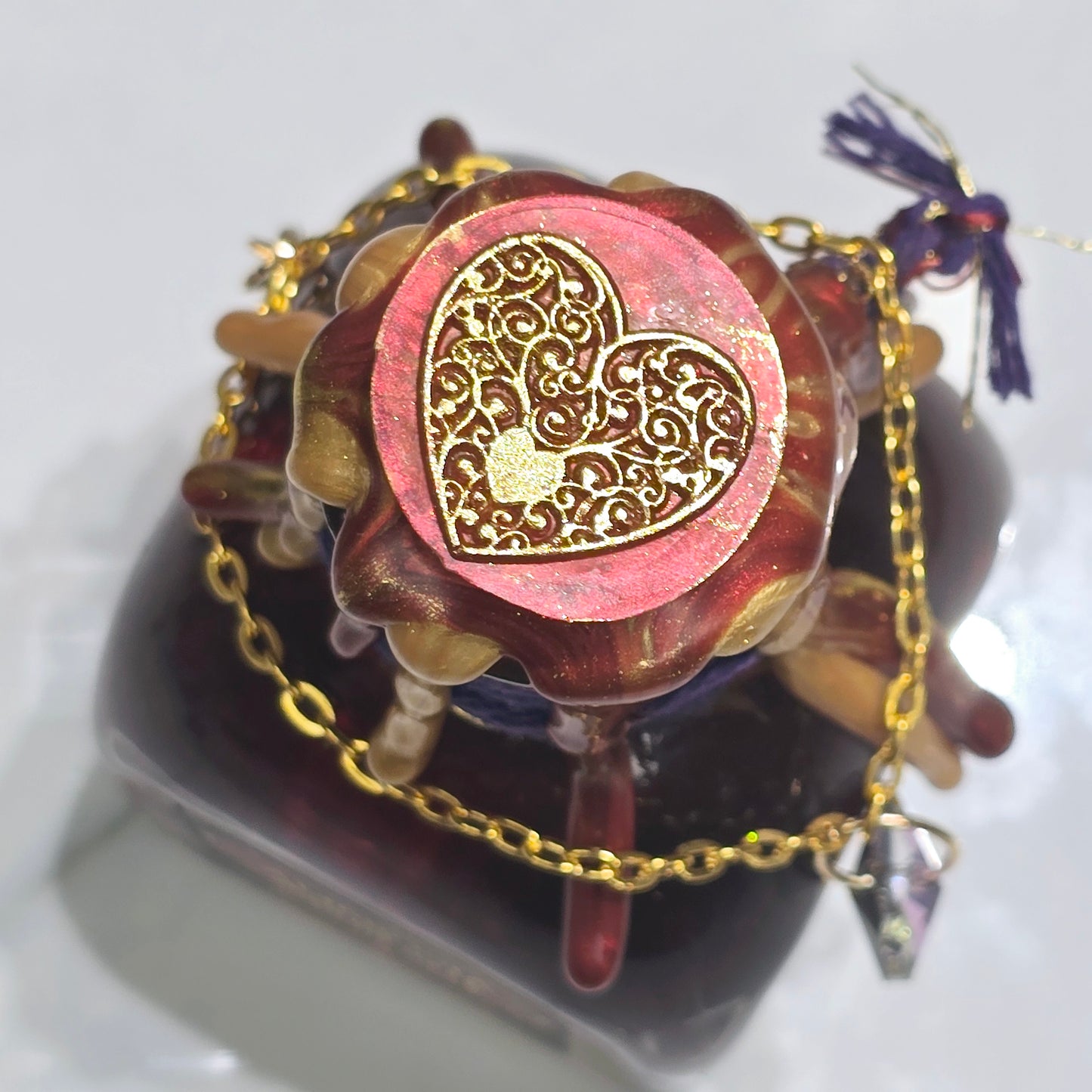 Ambrosia of Aphrodite Square A Color Changing Potion Bottle Prop