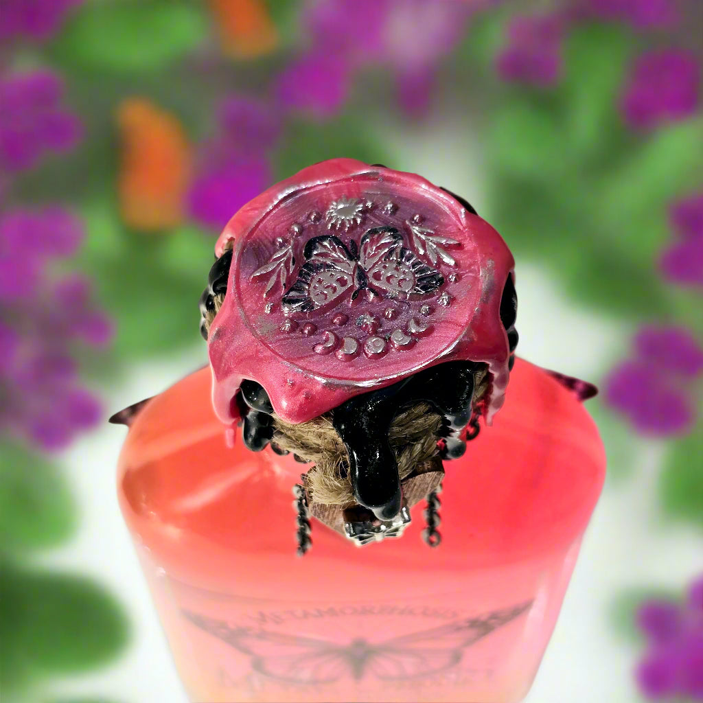 Metamorphosis Monarch Butterfly Potion Prop, Color Changing Liquid Decorative Bottle!