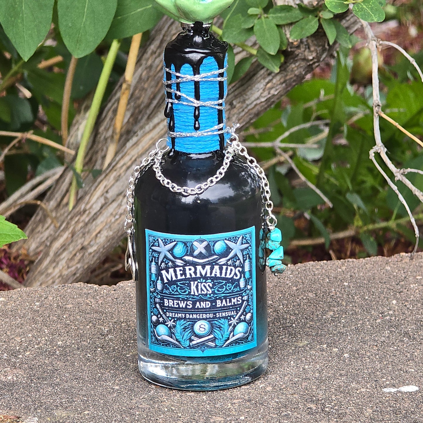 Mermaids Kiss Color Changing Decorative Potion Bottle