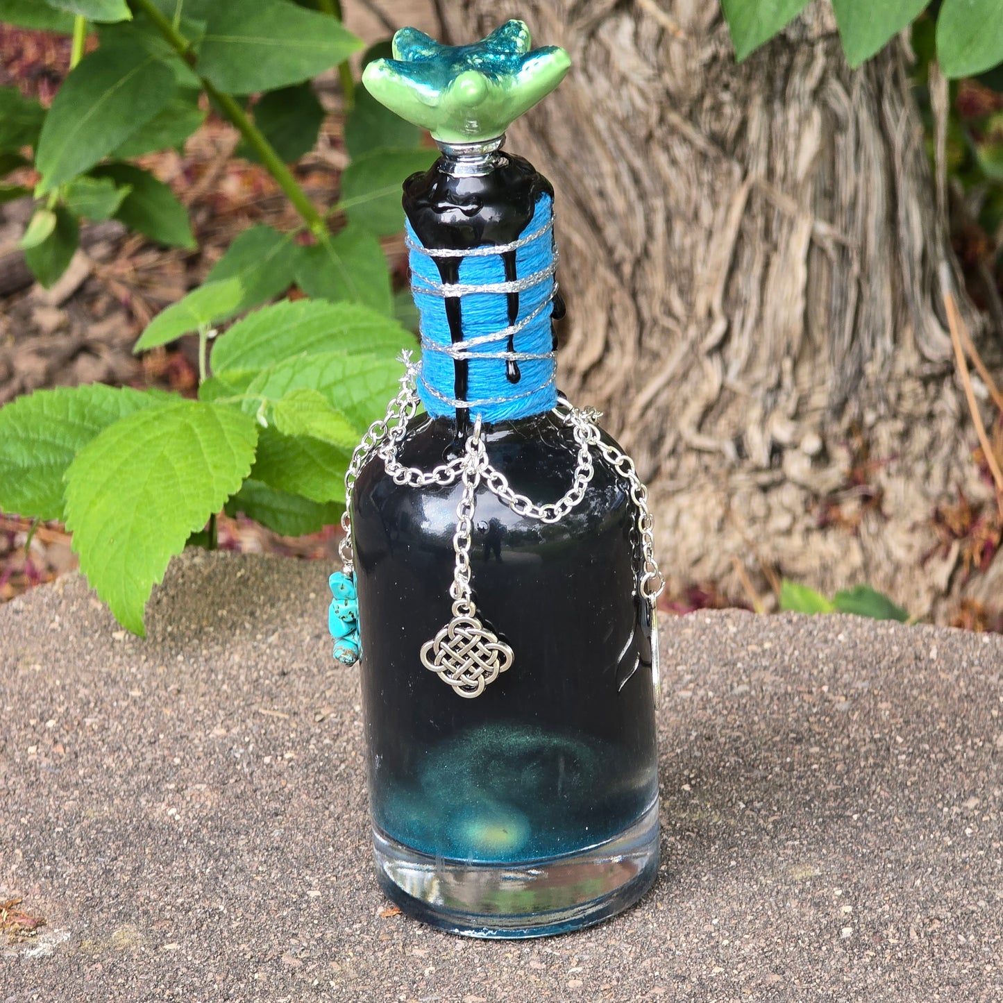 Mermaids Kiss Color Changing Decorative Potion Bottle