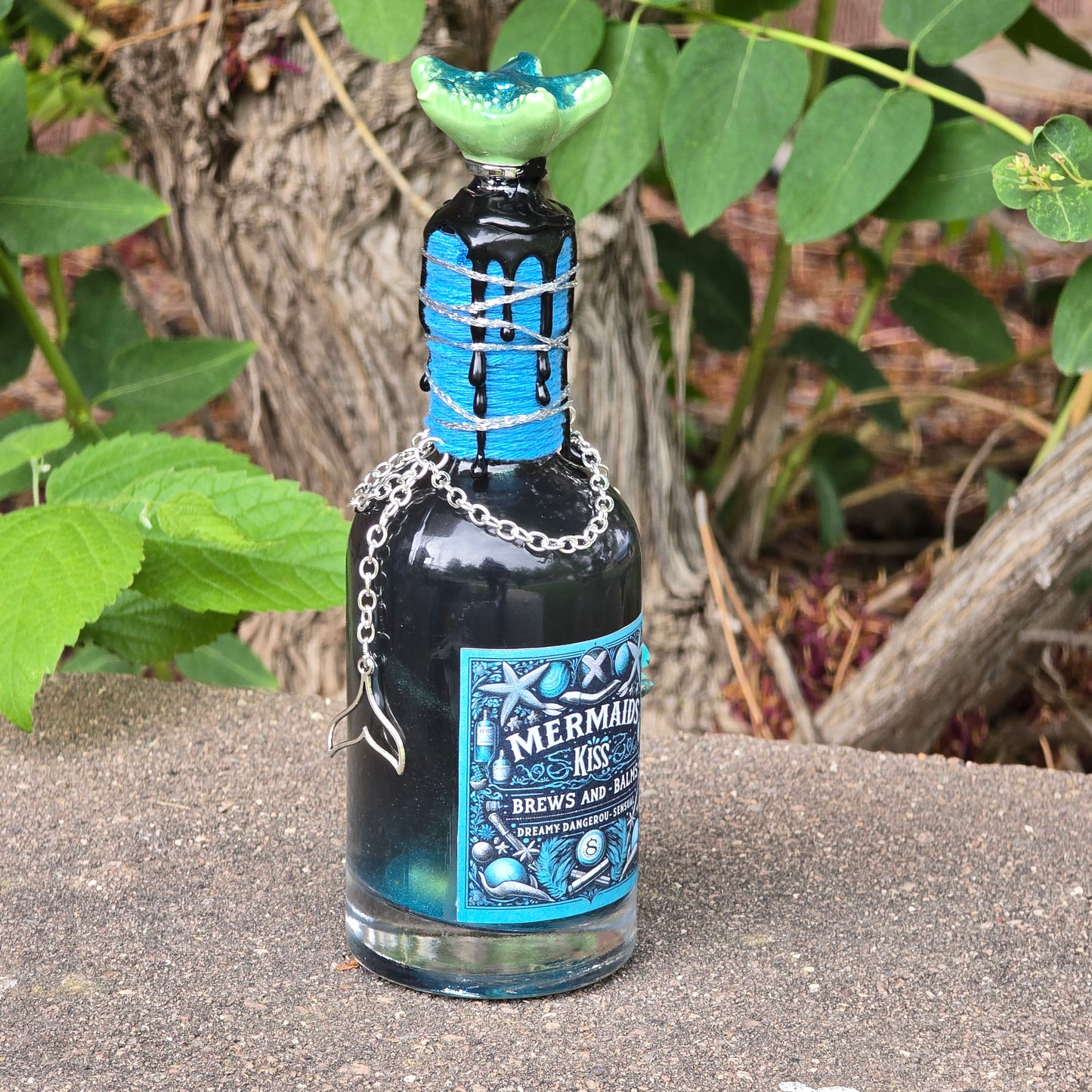 Mermaids Kiss Color Changing Decorative Potion Bottle