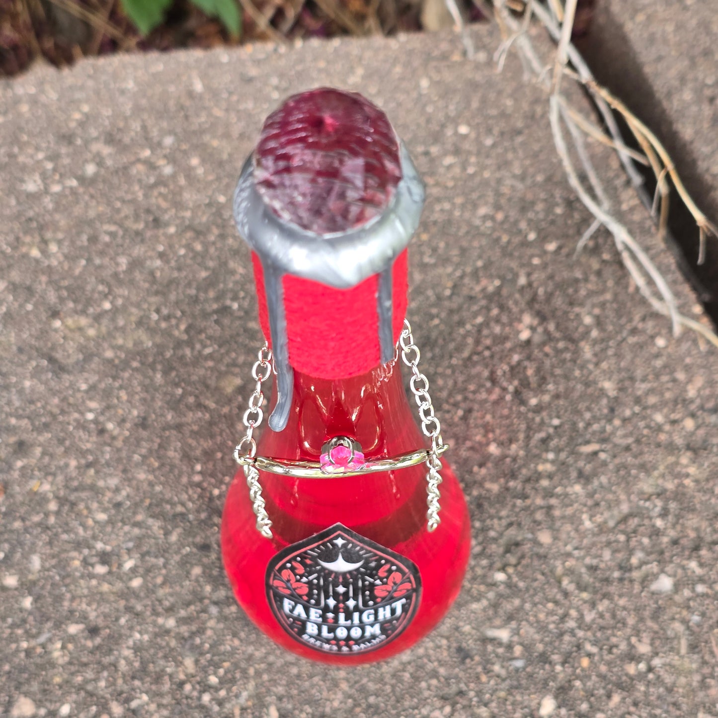 Fae Light Bloom Color Changing Decorative Potion Bottle