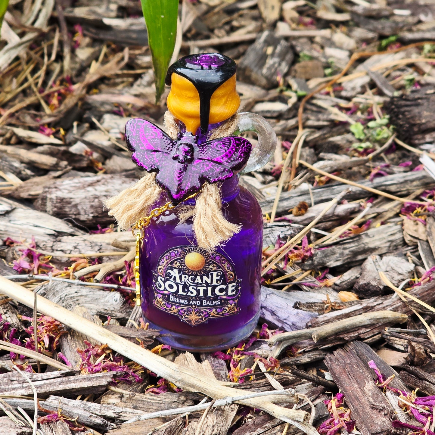 Arcane Solstice Color Changing Decorative Potion Bottle