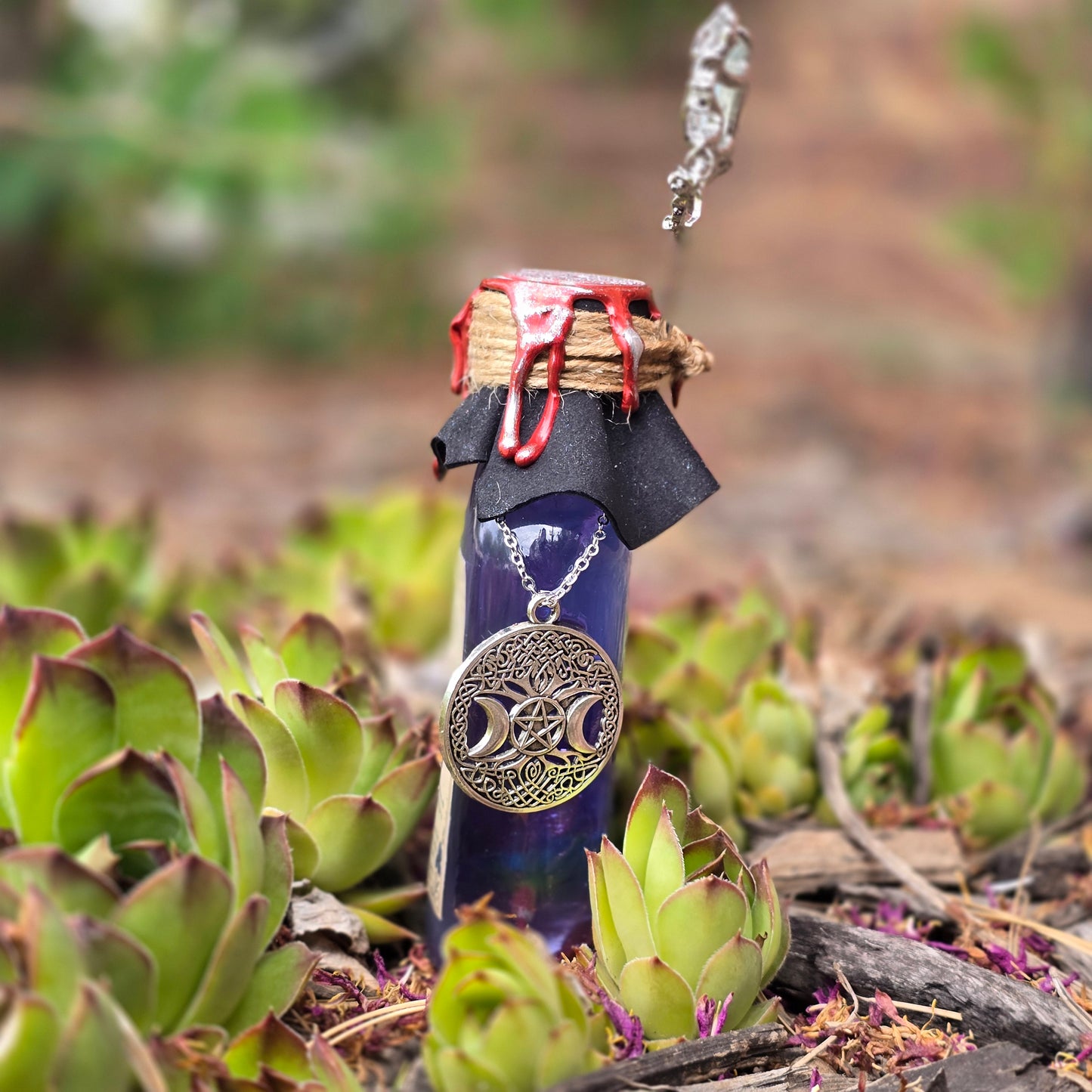 Veil of the Iris Color Changing Decorative Potion Bottle