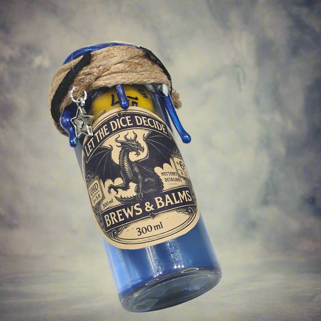D20 Dice Potion Props, A Color Changing bottle for dragon fans!