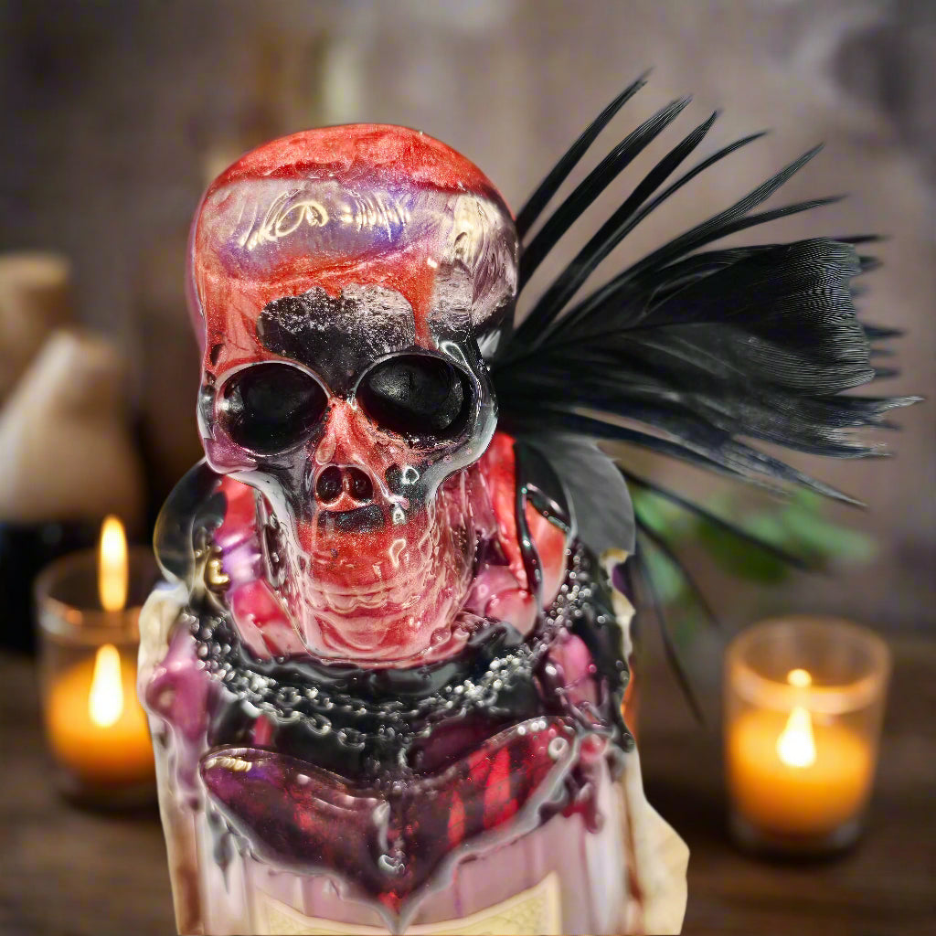 Bleeding Starlight – Gothic Galaxy Potion Bottle A Color changing Decorative Prop