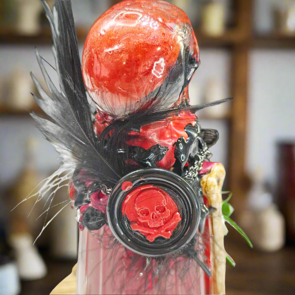 Bleeding Starlight – Gothic Galaxy Potion Bottle A Color changing Decorative Prop