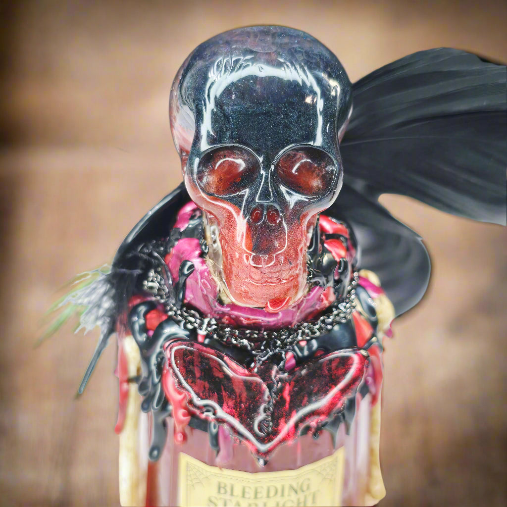 Bleeding Starlight – Gothic Galaxy Potion Bottle A Color changing Decorative Prop