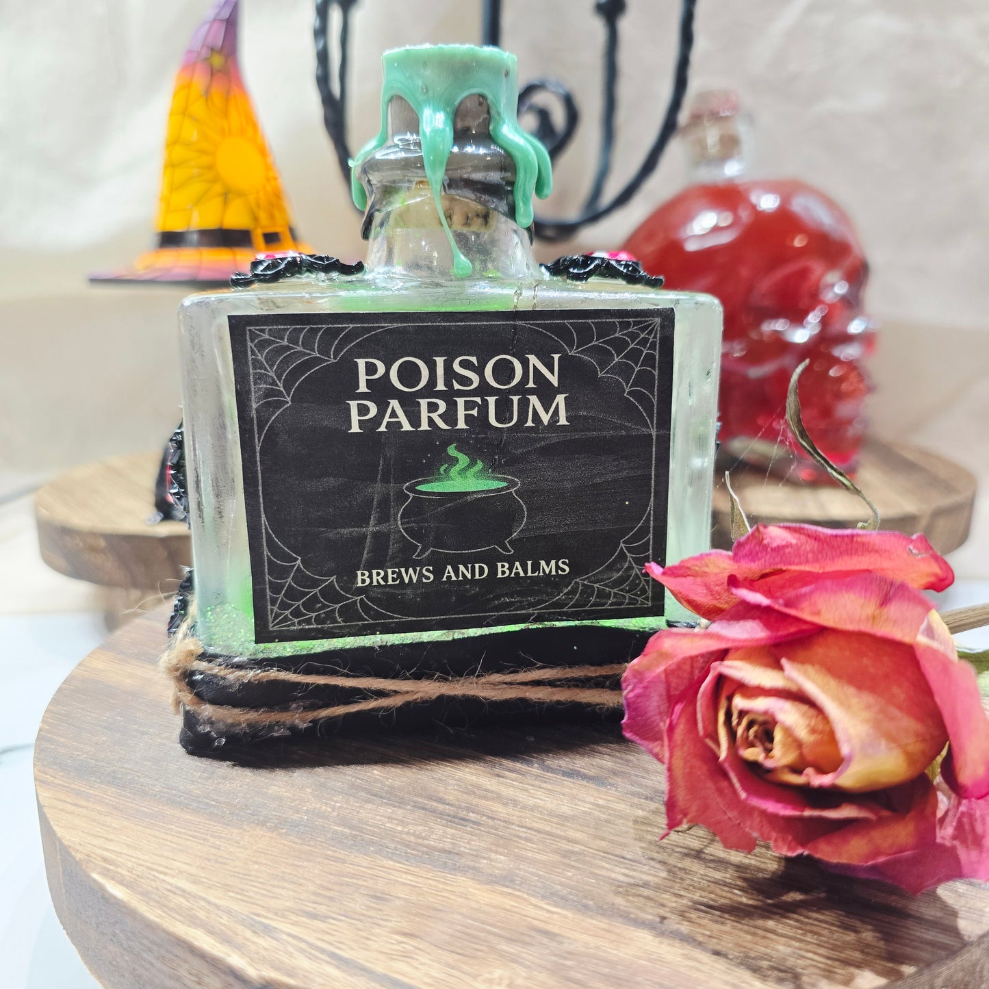 Glowing Decorative Halloween Potion Prop Poison Parfum Bottle