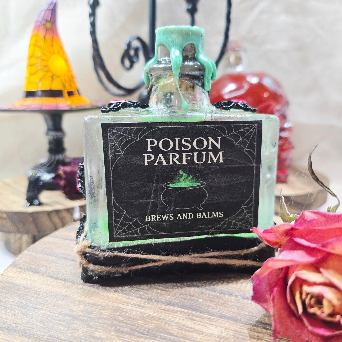Glowing Decorative Halloween Potion Prop Poison Parfum Bottle