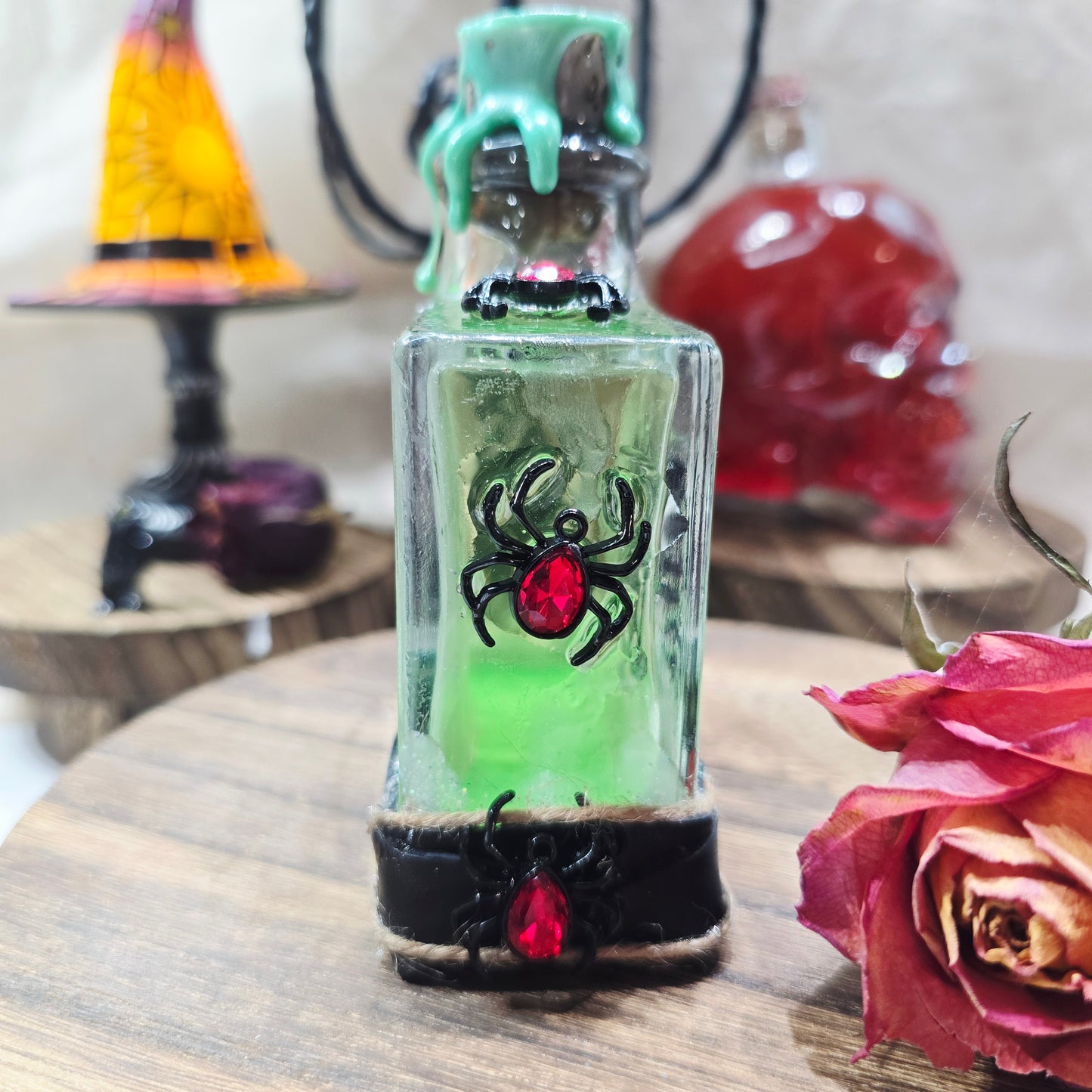 Glowing Decorative Halloween Potion Prop Poison Parfum Bottle