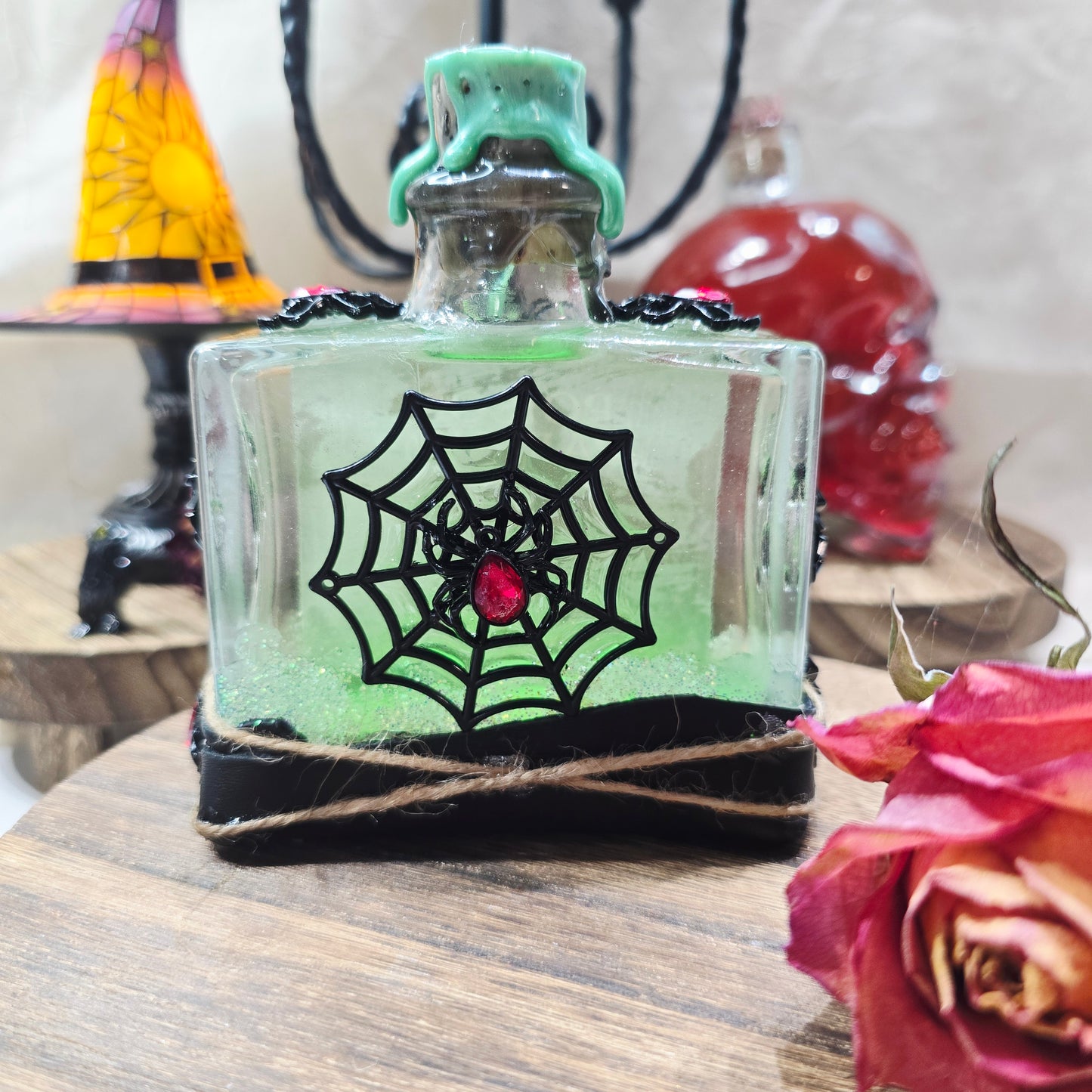Glowing Decorative Halloween Potion Prop Poison Parfum Bottle