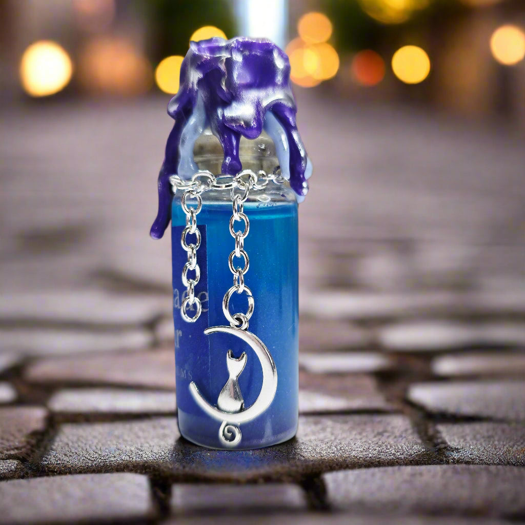 Mini Fidget Nightshade Nectar Color Changing Decorative Bottle Potion Prop, Blue to Purple