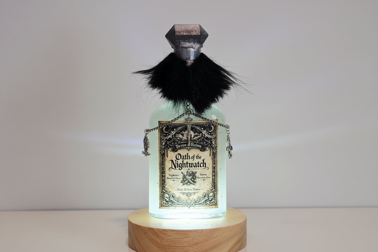 Oath of the Nightwatch Decorative Potion Bottle Prop 6 inches tall