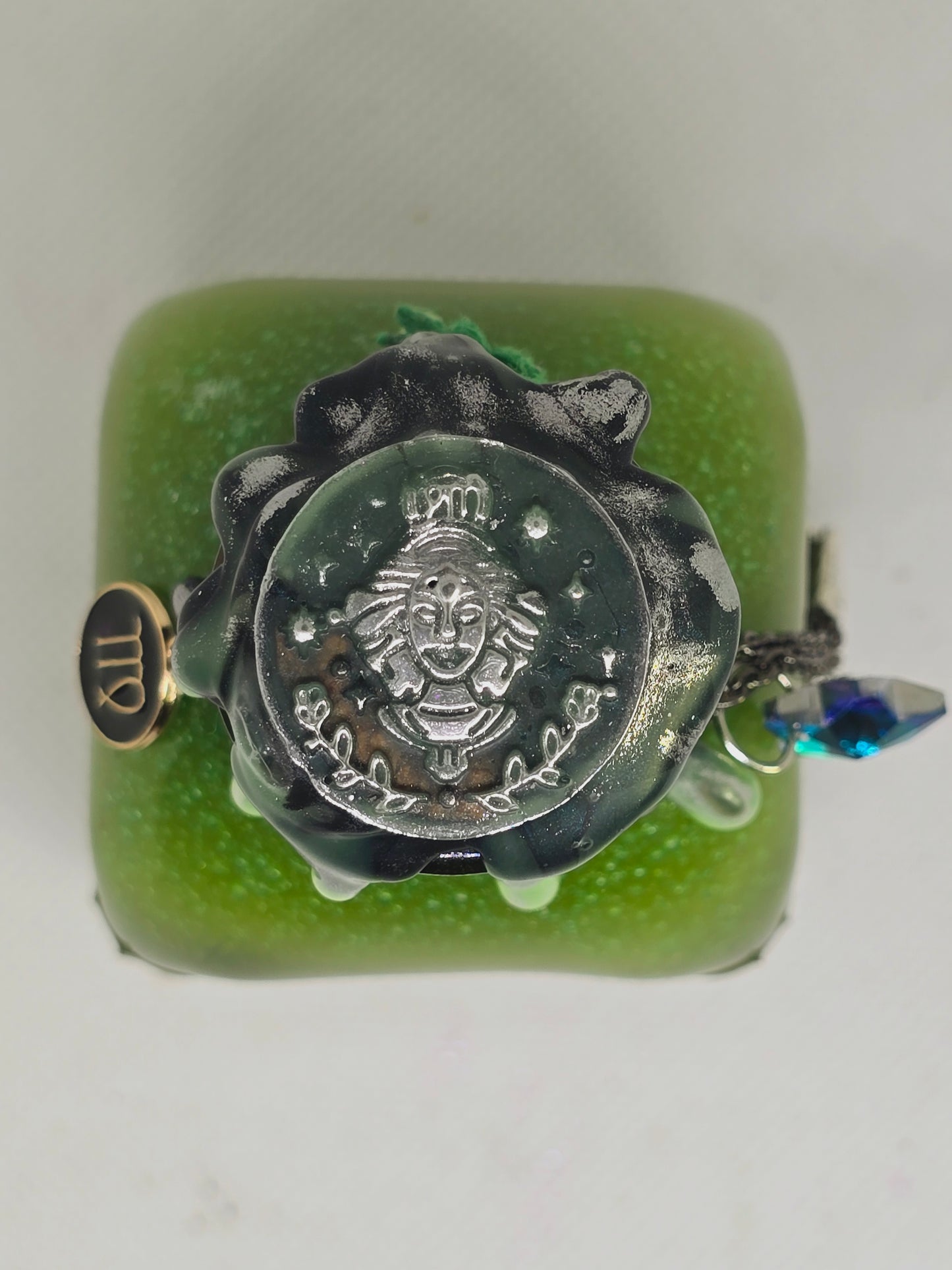 Virgo Zodiac Decorative Square Shape A Color Changing Potion Bottle Prop