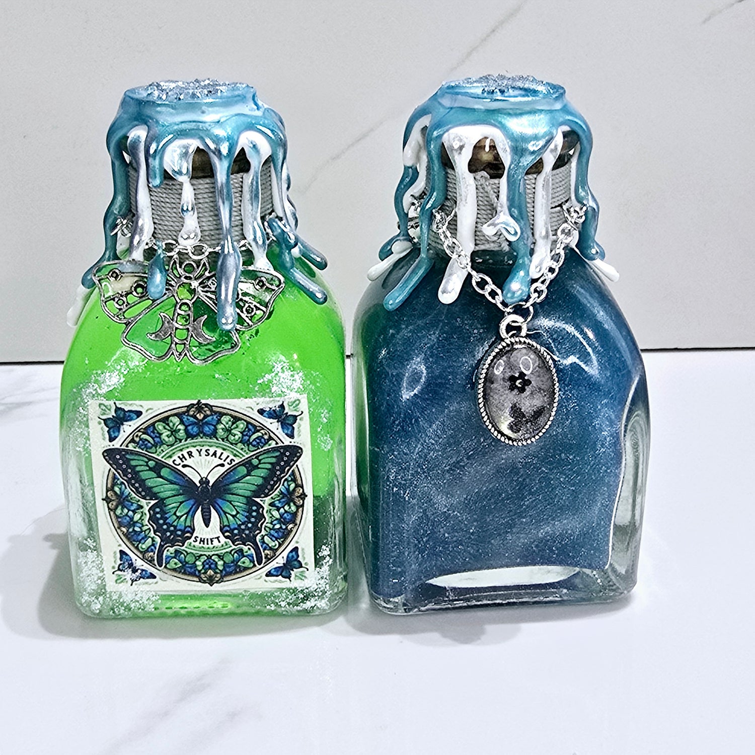 Butterfly Collection of Decorative Potion Bottles