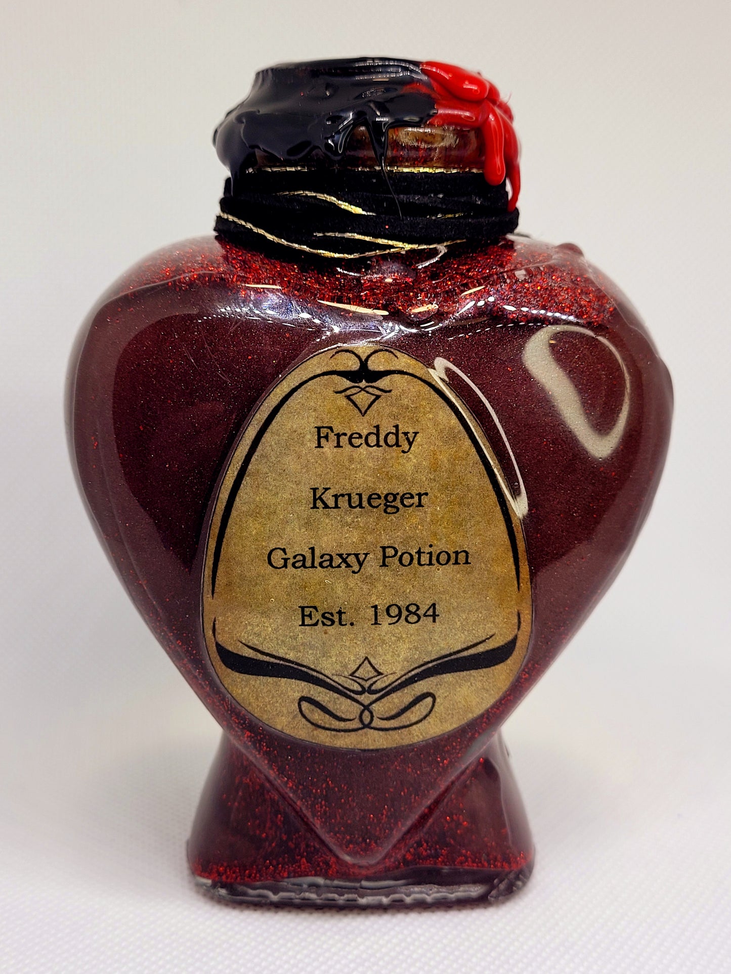 Custom Made Decorative Elixir Brew Bottle Heart Shaped