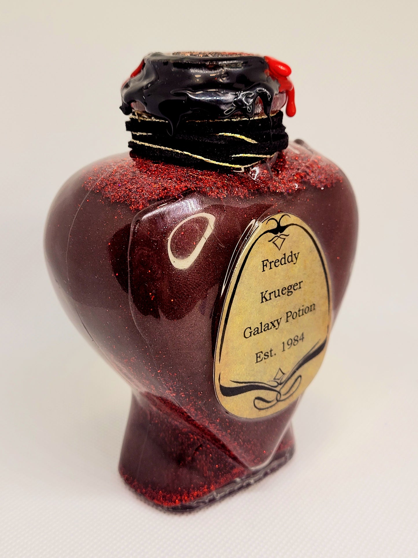 Custom Made Decorative Elixir Brew Bottle Heart Shaped