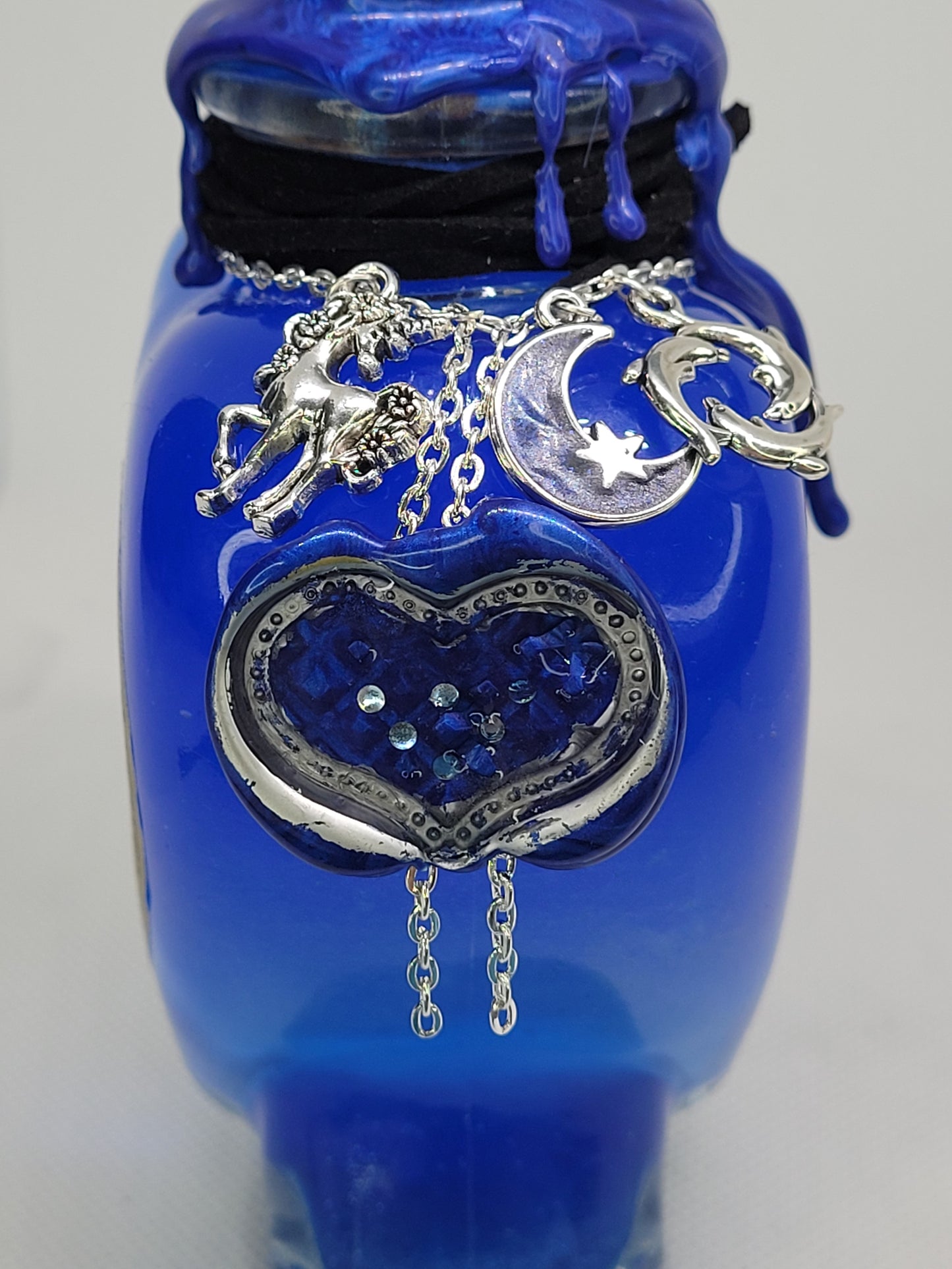 Custom Made Decorative Elixir Brew Bottle Heart Shaped