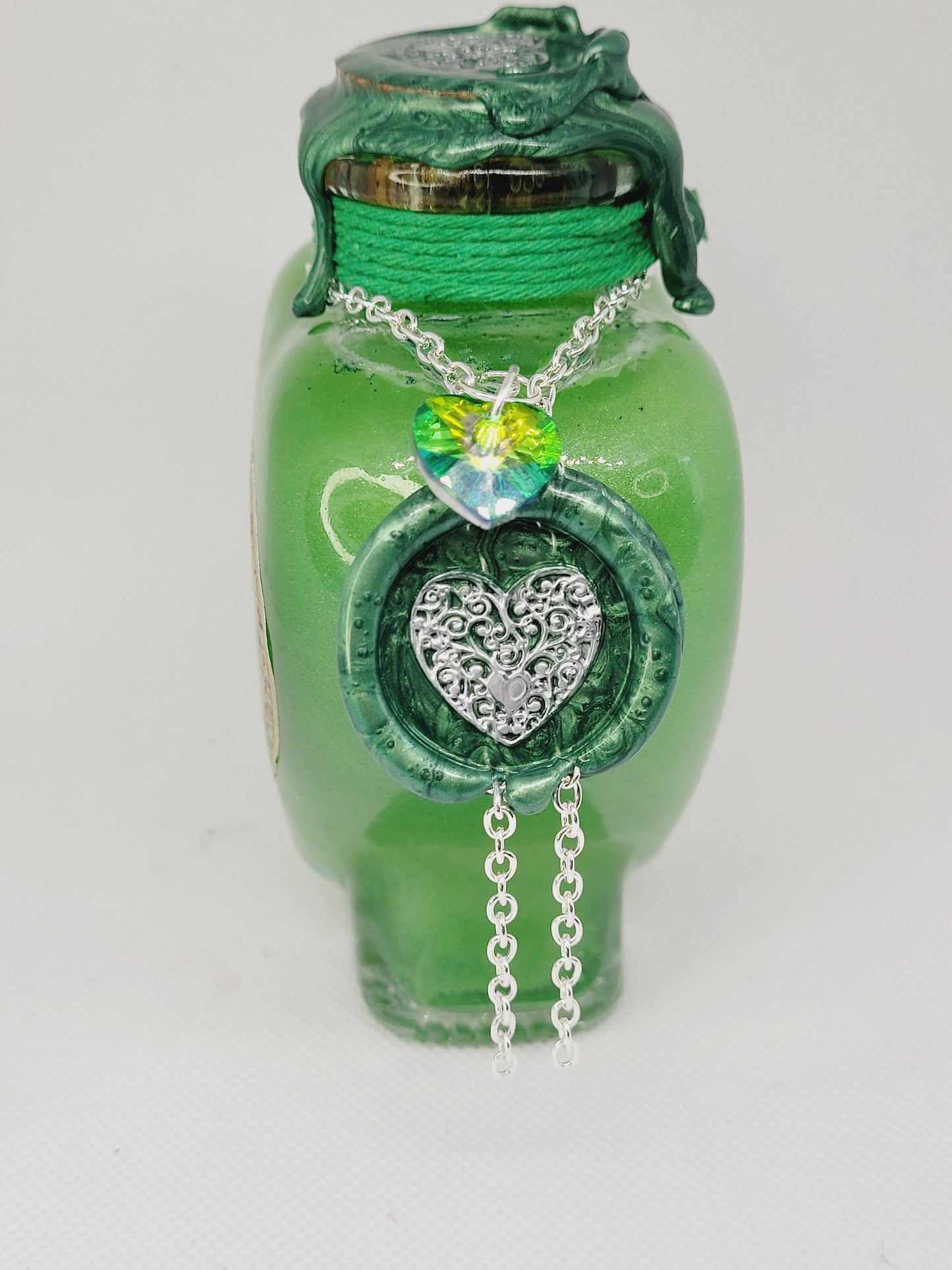 Decorative Green Healing Color Changing Bottle Style A