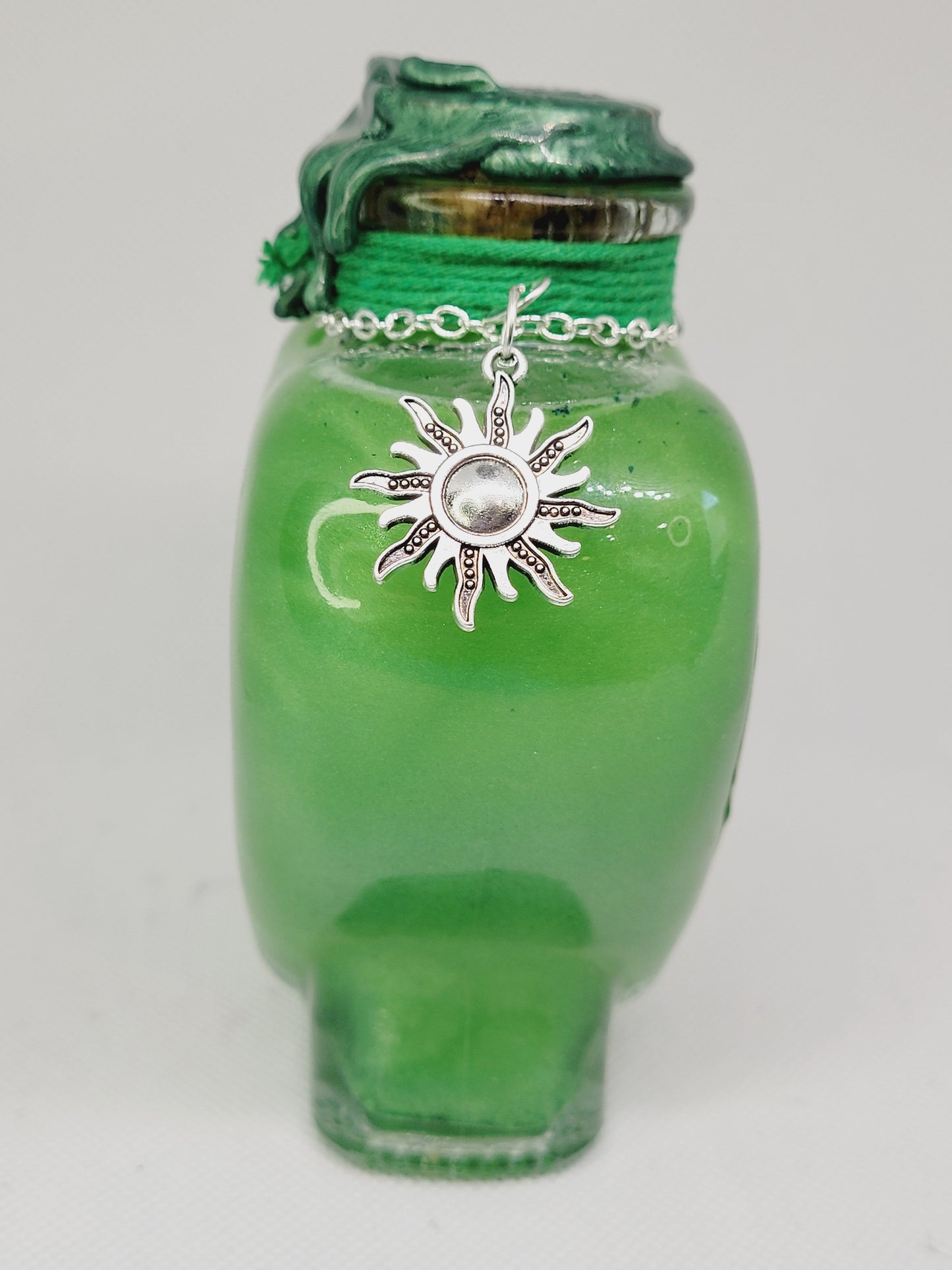 Decorative Green Healing Color Changing Bottle Style A