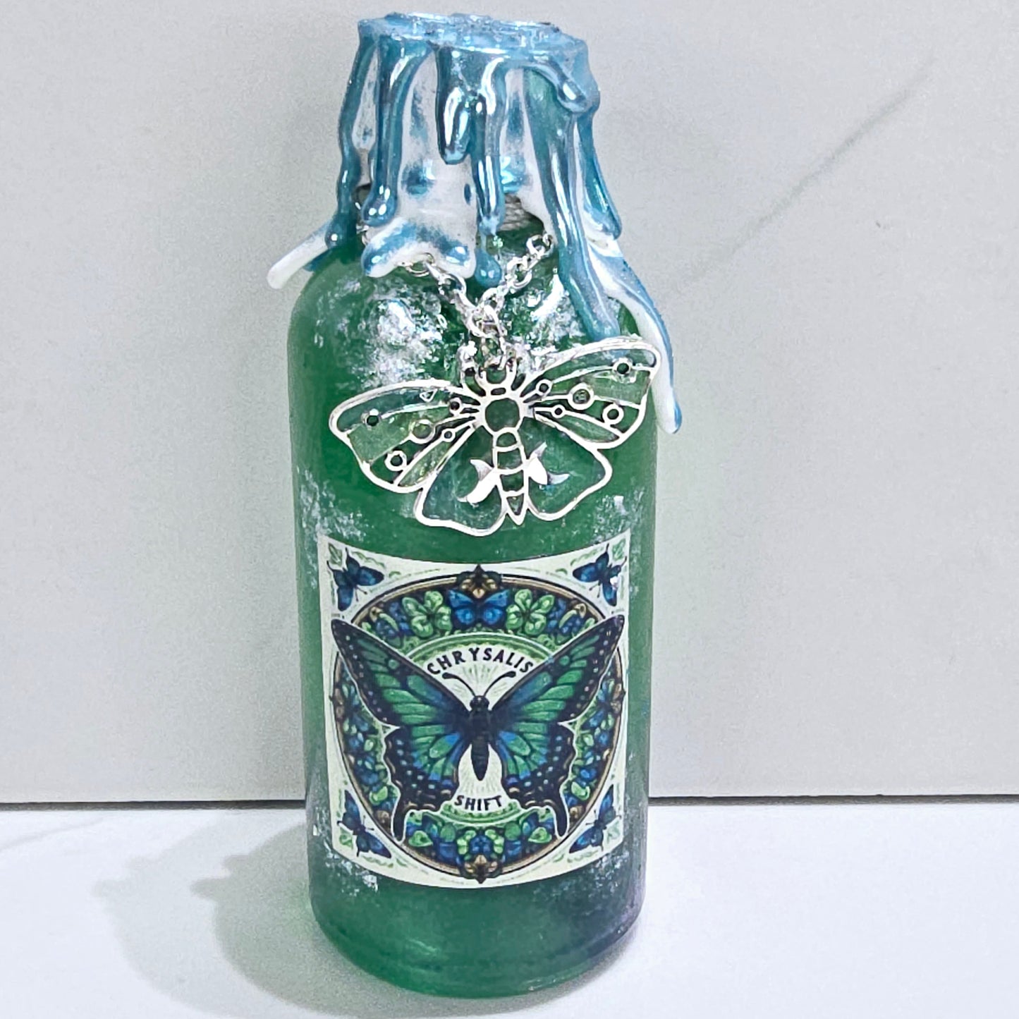 Butterfly Chrysalis Shift Decorative Color Changing Potion Round Bottle