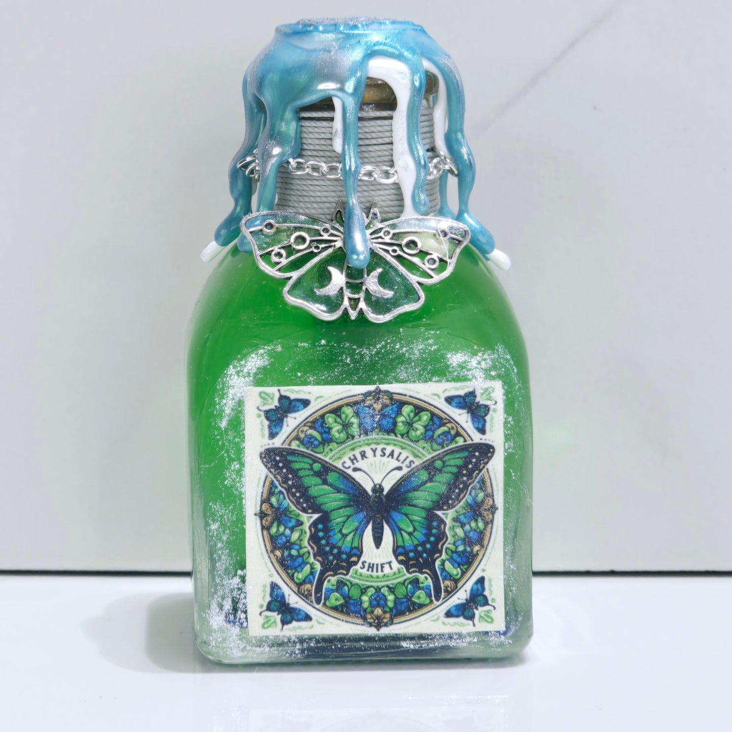 Butterfly Chrysalis Shift Decorative Color Changing Potion Square Bottle