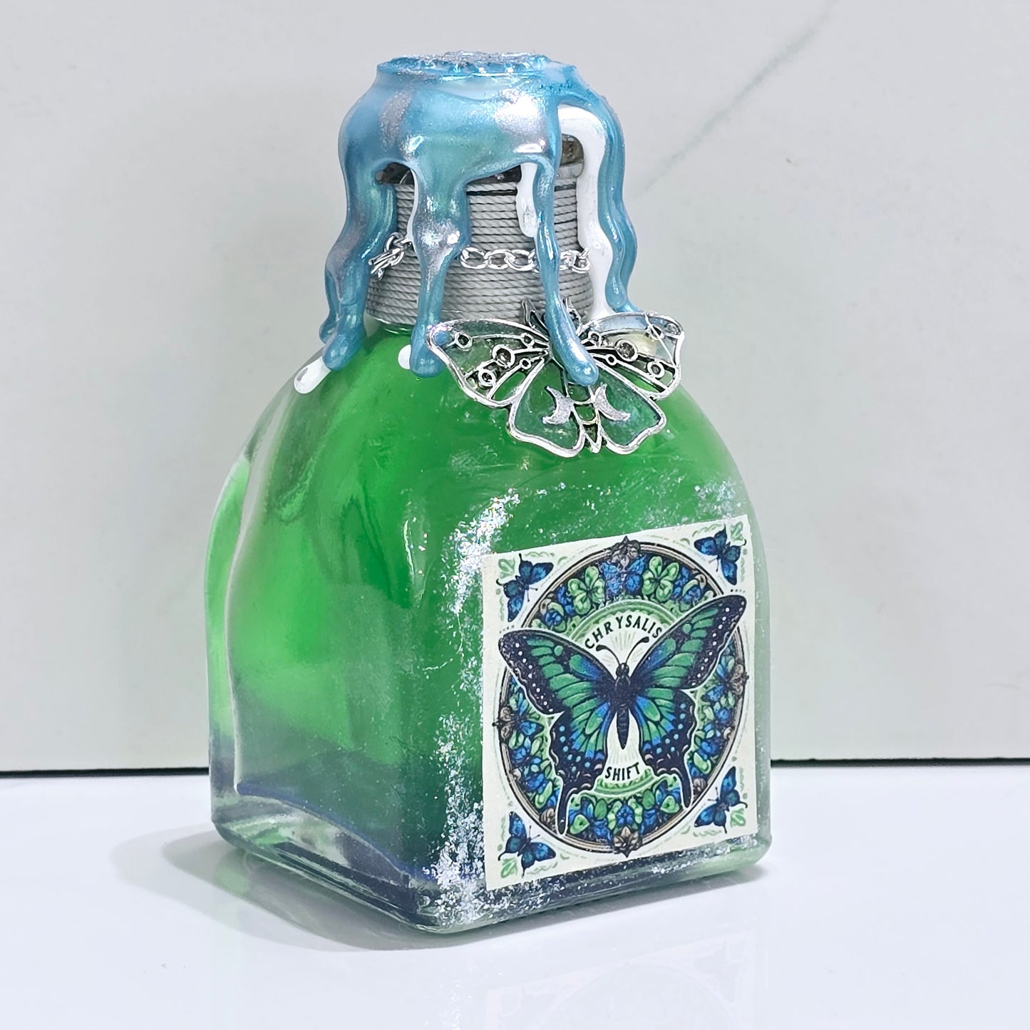 Butterfly Chrysalis Shift Decorative Color Changing Potion Square Bottle