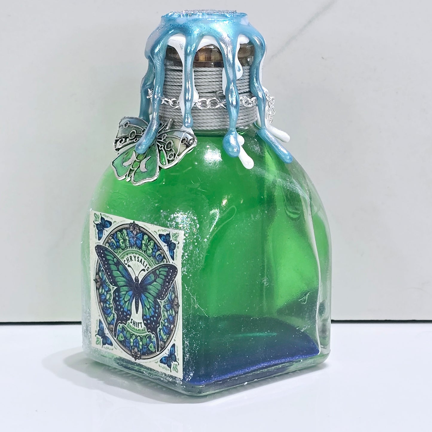 Butterfly Chrysalis Shift Decorative Color Changing Potion Square Bottle