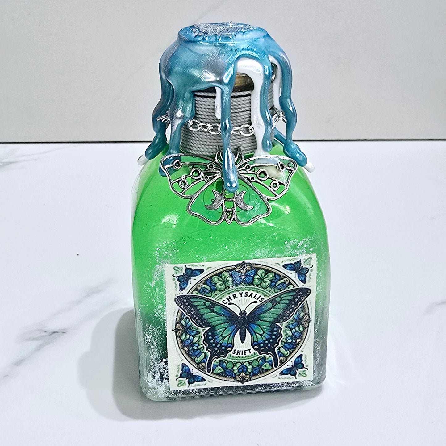 Butterfly Chrysalis Shift Decorative Color Changing Potion Square Bottle