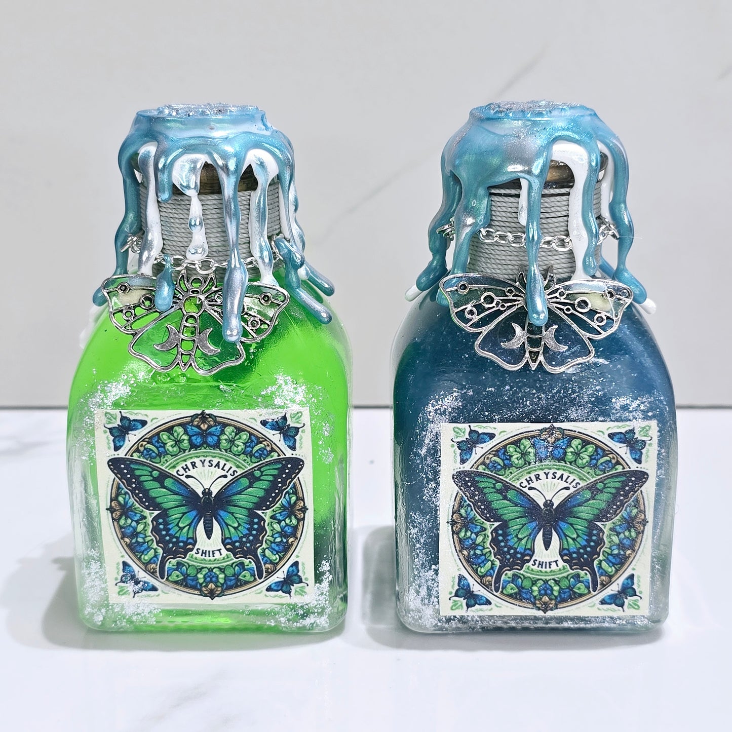 Butterfly Chrysalis Shift Decorative Color Changing Potion Square Bottle