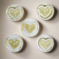 Angel Wings Heart Wax Seal – Peel & Stick • Multiple Colors Gold Accents